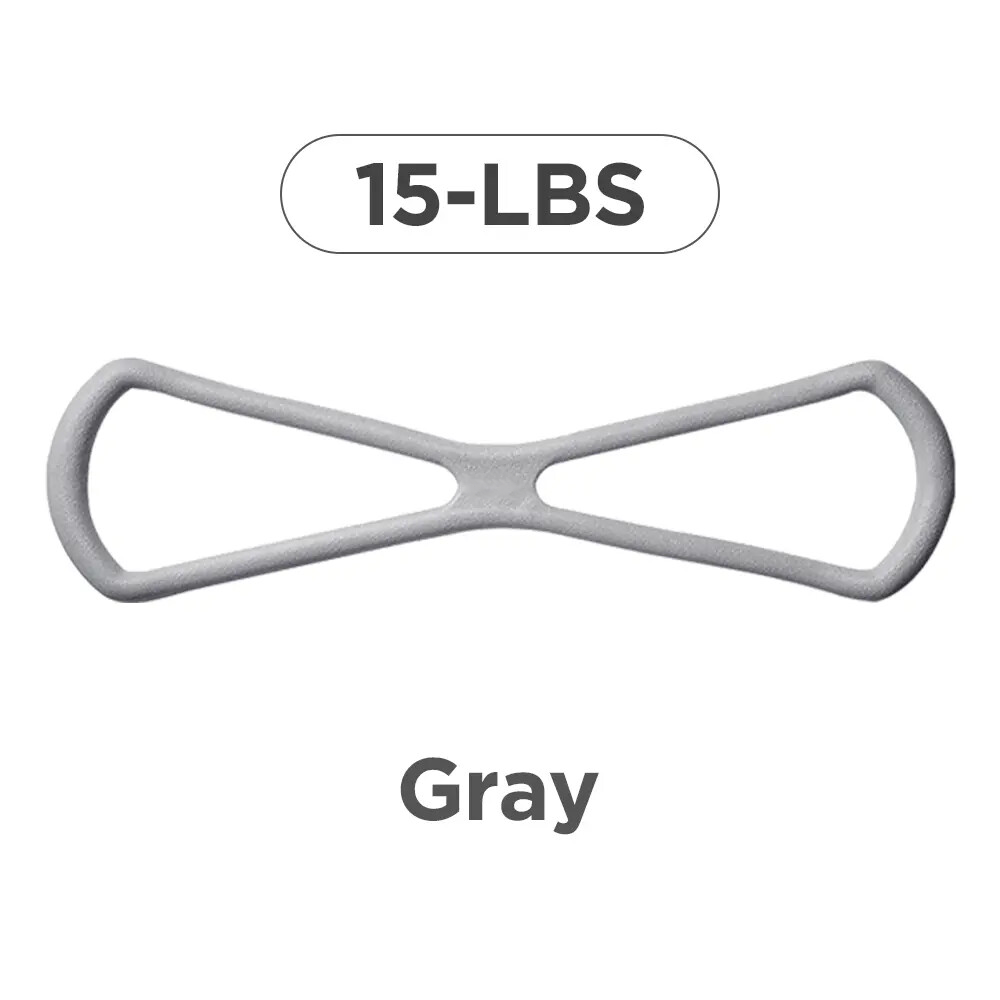 8-Shape Resistance Band  with Comfort Massage Grip