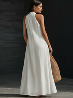 Minimalist And Elegant Maxi Dress - Cozy Everyday Wear