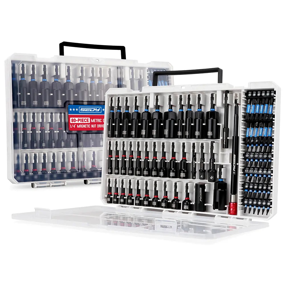 Clearance Sale-80-Piece Magnetic Impact Nut Driver Set