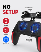 Smartphone Cooling Gaming Controller/Grip
