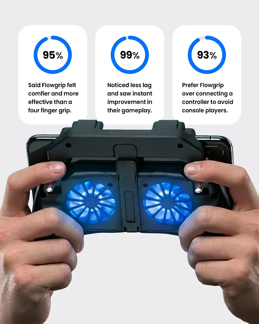 Smartphone Cooling Gaming Controller/Grip
