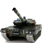 Clearance Sale 1/16 2.4ghz Remote Control German Leopard 2A6 Tank Model(360-Degree Rotating Turret)(Steel Gear Gearbox)(3800mah Battery)