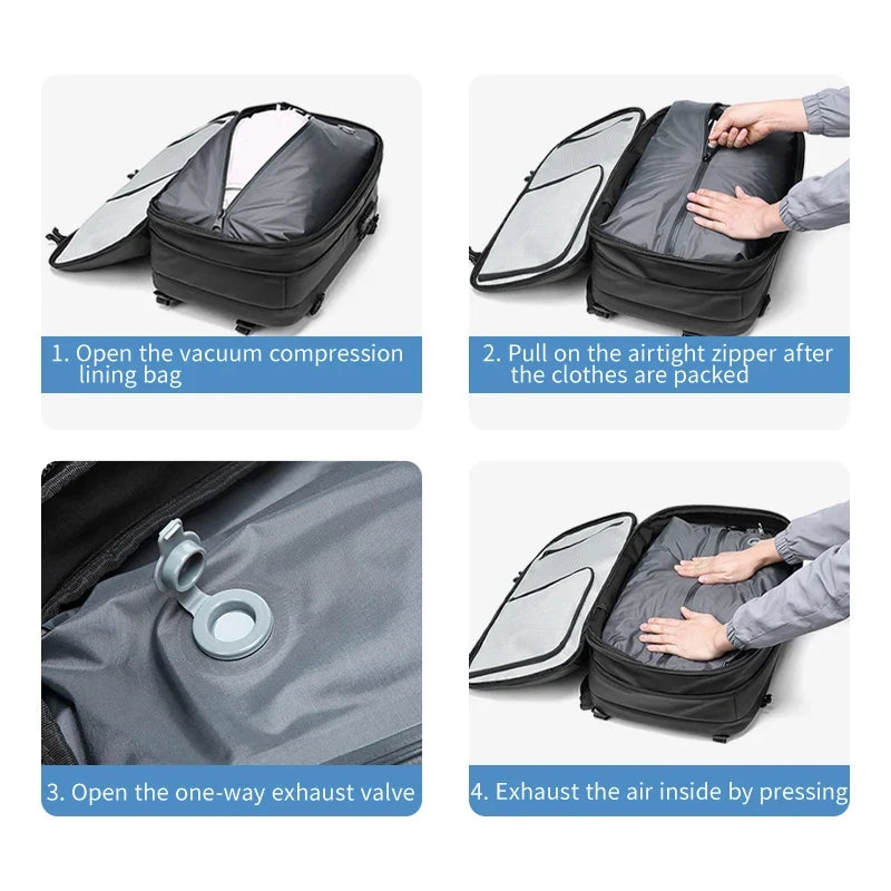 Clearance Sale-Vacuum Compression Travel Backpack