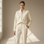 Luxe Oversized Shirt & Tailored Trouser Two-Piece Set