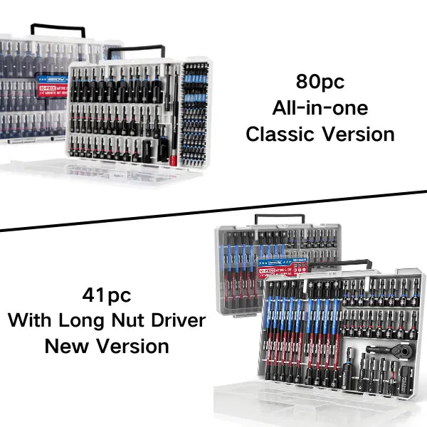 Clearance Sale-80-Piece Magnetic Impact Nut Driver Set