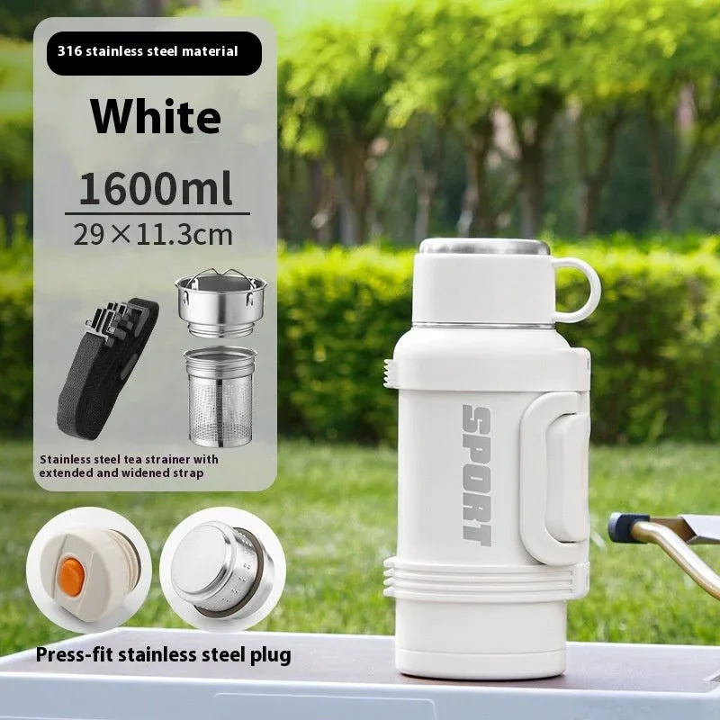 ⏰️Clearance Sale Large Capacity Stainless Steel Thermos Cup - Insulated 1300ML to 4000ML for Outdoor Use