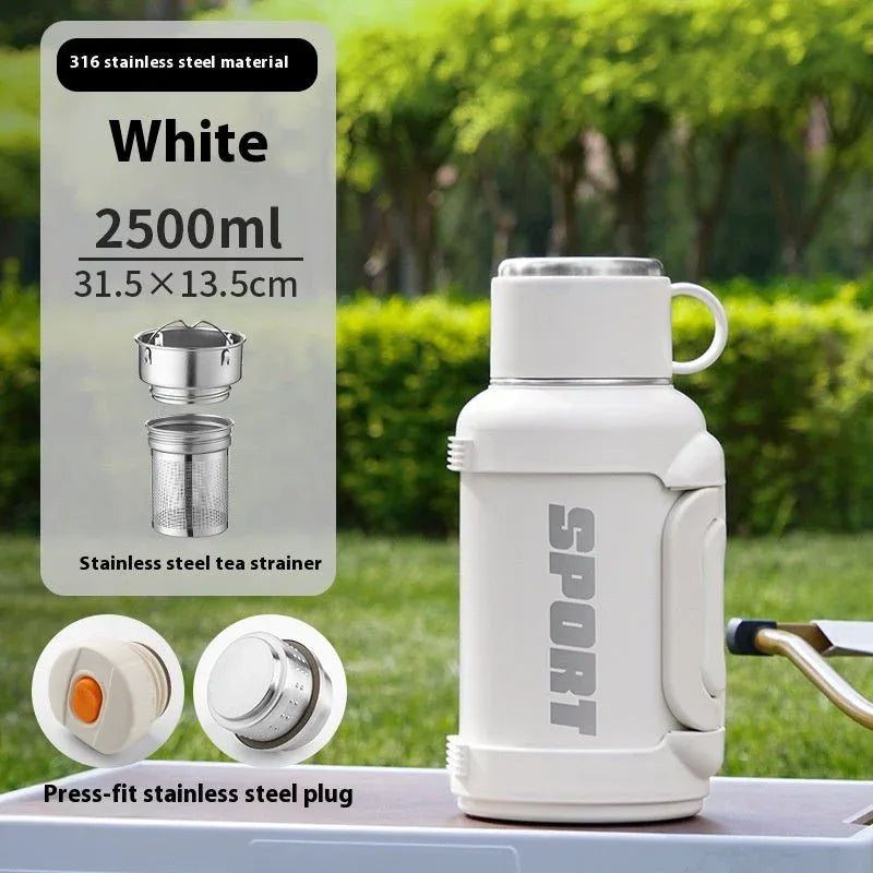 ⏰️Clearance Sale Large Capacity Stainless Steel Thermos Cup - Insulated 1300ML to 4000ML for Outdoor Use