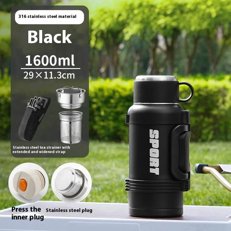⏰️Clearance Sale Large Capacity Stainless Steel Thermos Cup - Insulated 1300ML to 4000ML for Outdoor Use