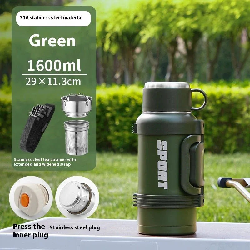 ⏰️Clearance Sale Large Capacity Stainless Steel Thermos Cup - Insulated 1300ML to 4000ML for Outdoor Use