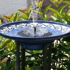 Solar Bird Bath Fountain Pump with 4 Nozzles